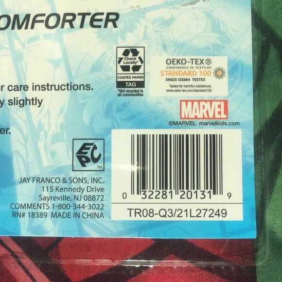 Marvel Avengers TWIN Comforter IronMan, Capt America, Incredible Hulk, S… - Picture 9 of 10